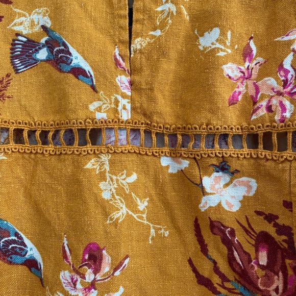 BP Floral Print Sleeveless Shirt Sz XS - Picture 5 of 7